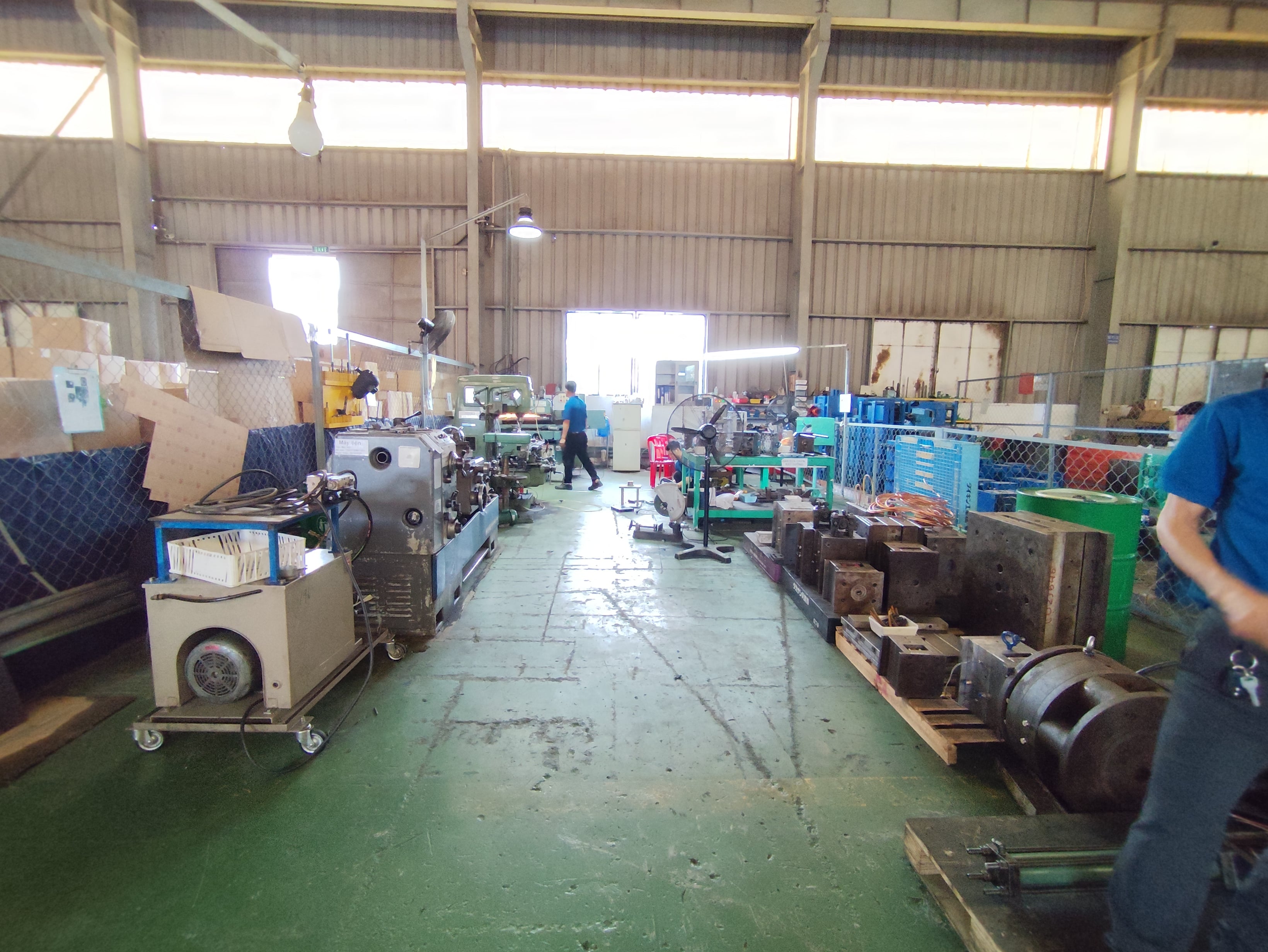 Mold fabricated area